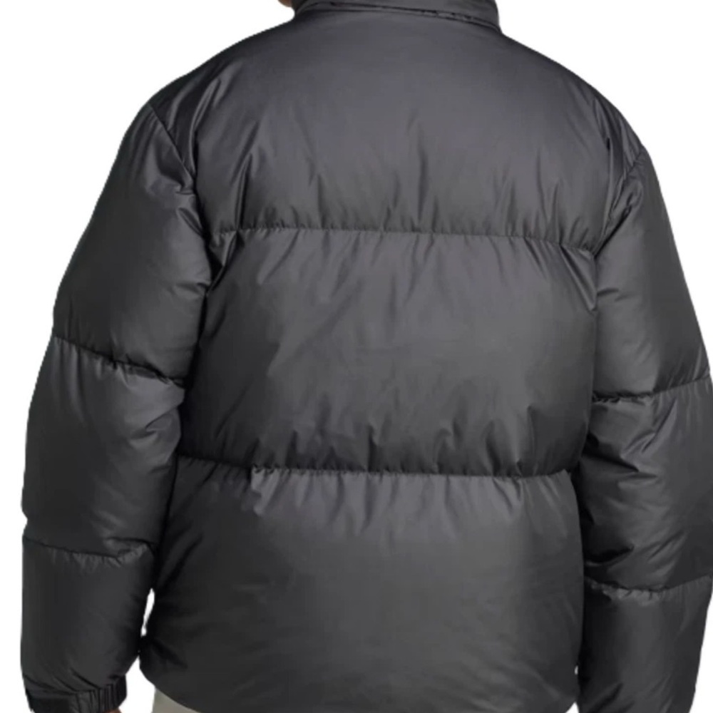 NEW $250 ADIDAS MENS BIG BAFFLE DOWN JACKET PUFFER WARM COAT BLACK IV9776 SZ L - Picture 5 of 6